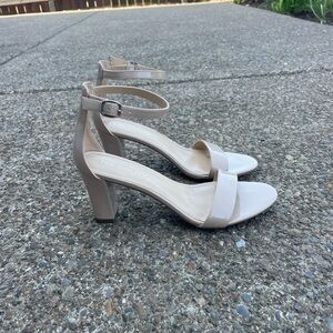 The Limited Tan Block Heel Shoes